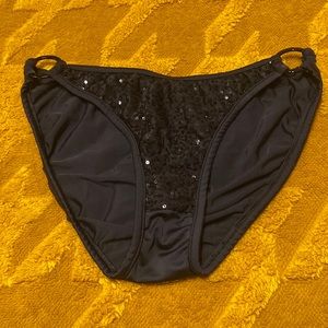 Venus Black Sequin Front Bottoms Size 6
